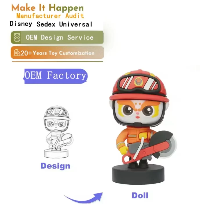 Factory Manufacturers’ Custom 3D Printing Sofubi Figures PVC Vinyl Toy