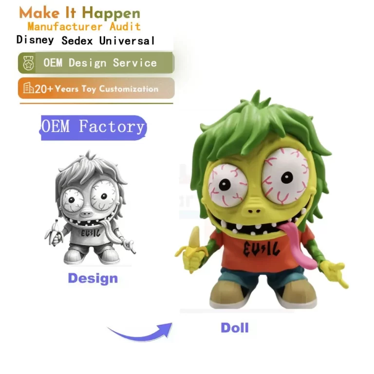 Plastic Figure Manufacturer Custom Designer Toy Figure Prototyping