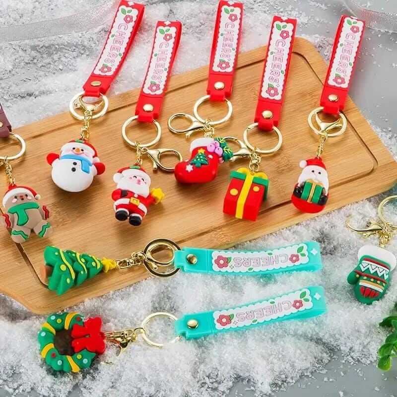 Christmas cartoon Keyring