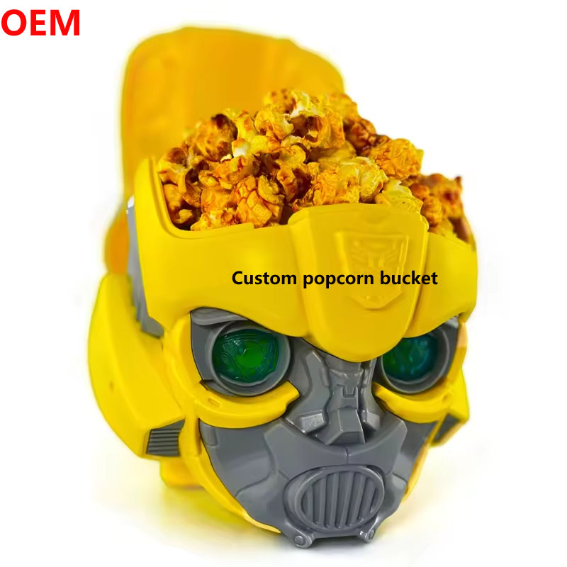 plastic popcorn bucket