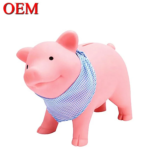 pig money box action figure