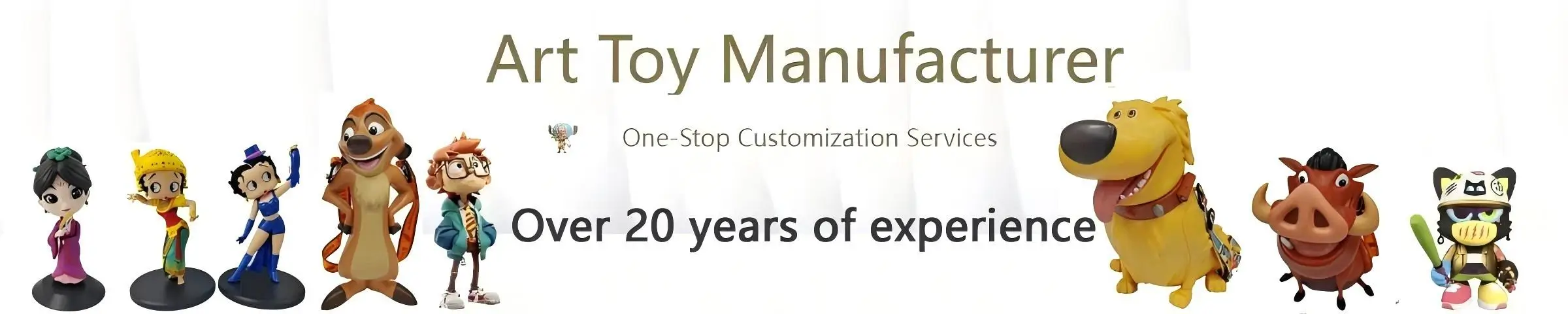 KingDa art toy manufacturer with over 20 years of one-stop customization services
